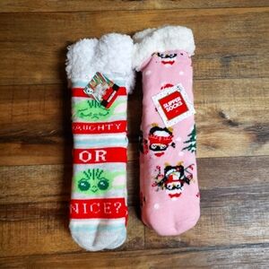 Christmas Slipper Socks Set
